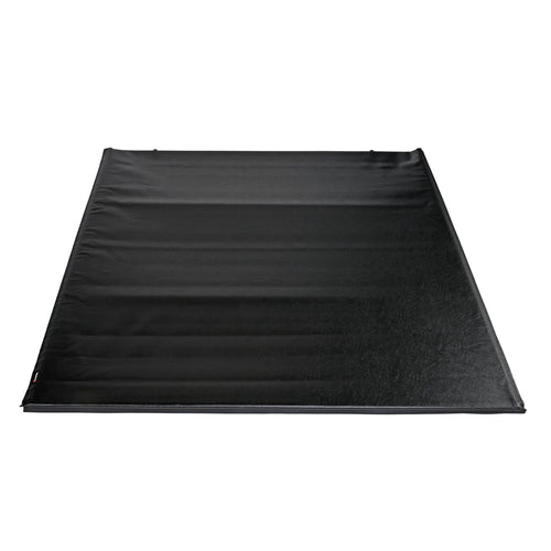 TrailFX Soft Roll-Up Tonneau Cover 2024-2025 Toyota Tacoma Fits 6 Foot Bed Soft Roll-Up with Hook and Loop Lockable via Tailgate Handle Lock Black Vinyl with Aluminum Rails Inside Rail Mount