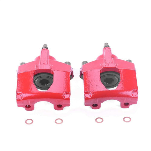 Power Stop Rear S4774 Pair of Powder Coated High-Temp Red Calipers For Chrysler Town & Country 2000-2007, Dodge Caravan 2000-2007, Dodge Grand Caravan 2000-2007 [Model Specific]