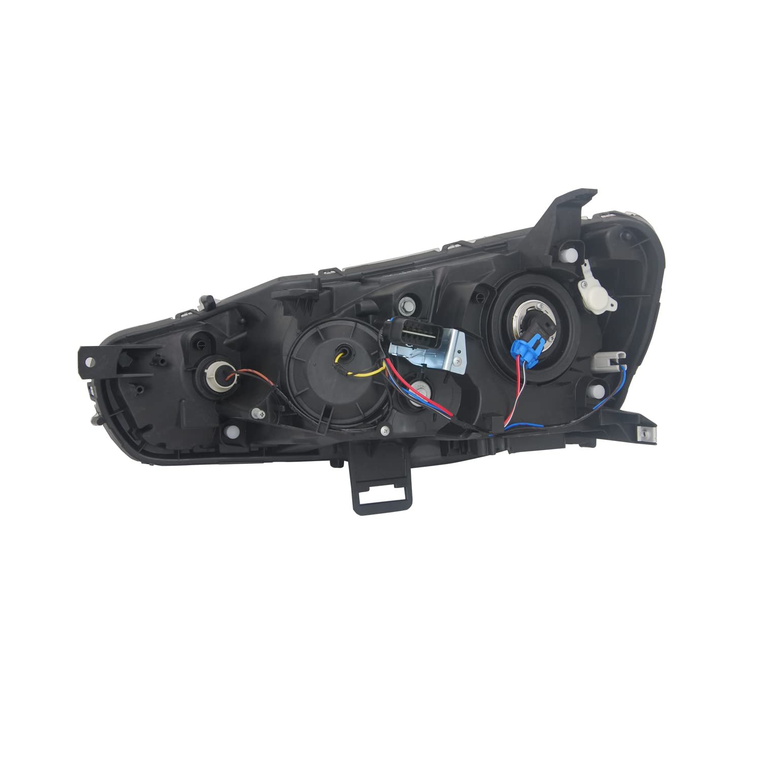 Right TYC Headlight Assembly Compatible with 2009-2015 Mitsubishi Lancer