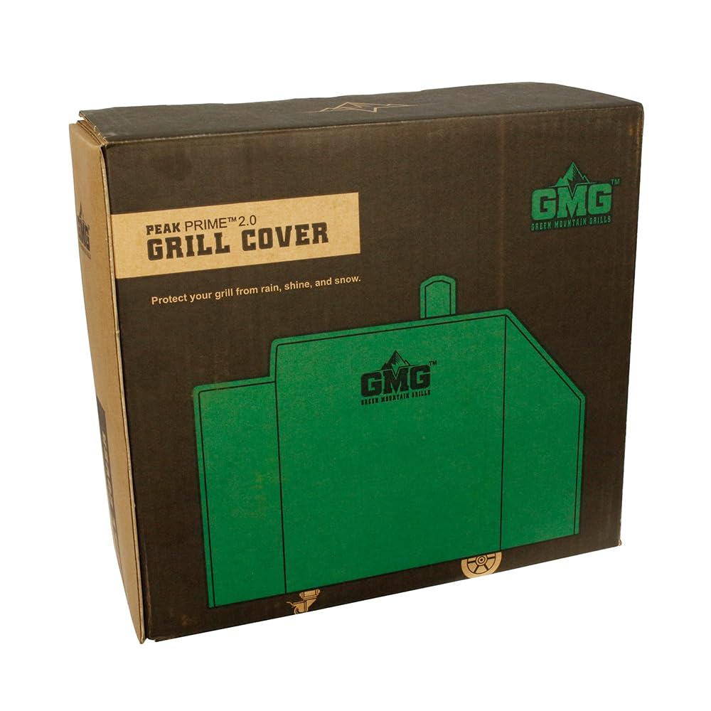 Green Mountain Grills Peak Prime & JB Choice Models Cover Weather Resistant, Black, GMG-6045