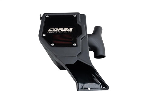 21-22 Ford Bronco 2.7L Closed Box Air Intake With DryTech 3D Dry Filter Corsa (47003D)