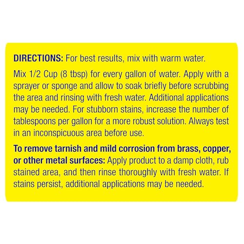 Slime & Grime Stain Remover STAR BRITE - Concentrate Makes 5 Gallons - Remove Tarnish, Rust & Tough Slimy Grimy Stains on Fiberglass, Metal, Wood, Cement, Tile, Decks & More - 16 OZ (094816)