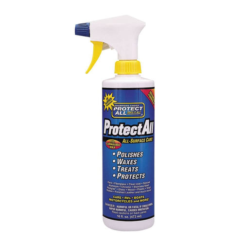 All-Surface Care Cleaner, Protect All 62016 Wax, Polisher and Protector - Interior and exterior use, 16 fl.oz.