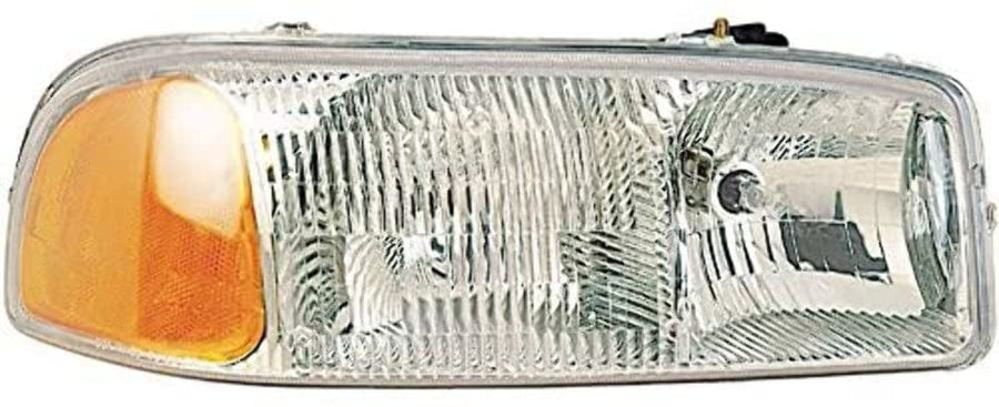 Eagle Eyes Driver Side GM177-B001L Headlamp Assy Fits GMC Sierra 1500, Clear Medium