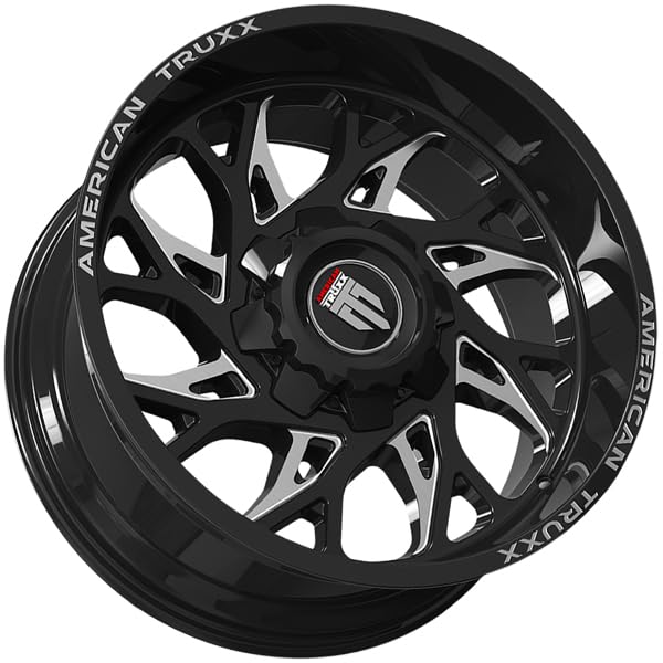 Truxx American AT1913-24470M-76 Destiny Black/Milled 24X14 8-170 -76mm 125.2mm