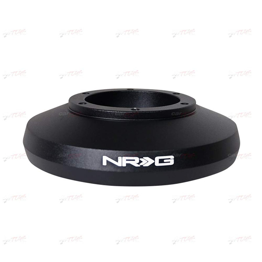 NRG Innovations Steering Wheel NRG-SRK-DRTH Quick Release Short Hub Adapter, 6x70mm Bolt Pattern, Retain Horn & Turn Signals, Black Body