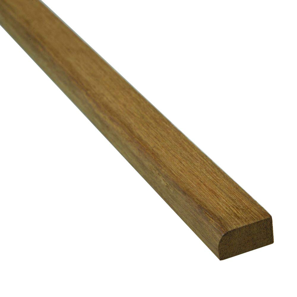 Teak Whitecap 60853 3/8" H x 3/4" W Large Stop Molding - 5' Length