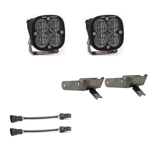 Baja Designs Fog Pocket Kit Squadron SAE - '99-10 F-250/350 Super Duty (Wide Cornering; Clear)