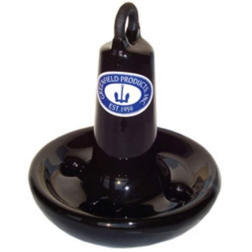 Marine Black Coated Greenfield Products 510B Mushroom Anchor - 10 Pound Capacity