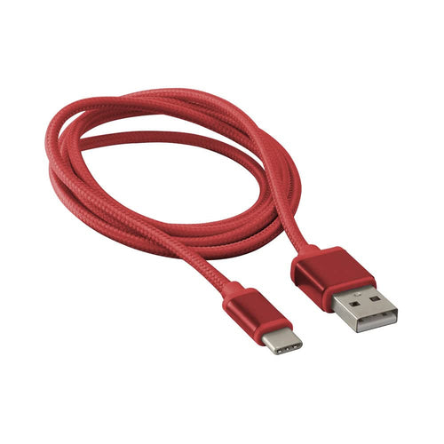AXXESS Heise - USB-C Replacement Cable - 3 Ft, Red (AXUSBC-RD)