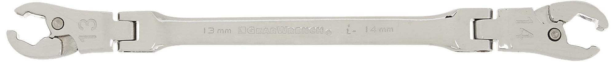 Ratcheting Flex Head GEARWRENCH Flare Nut Metric Wrench Set 6 Pc. - 89101D