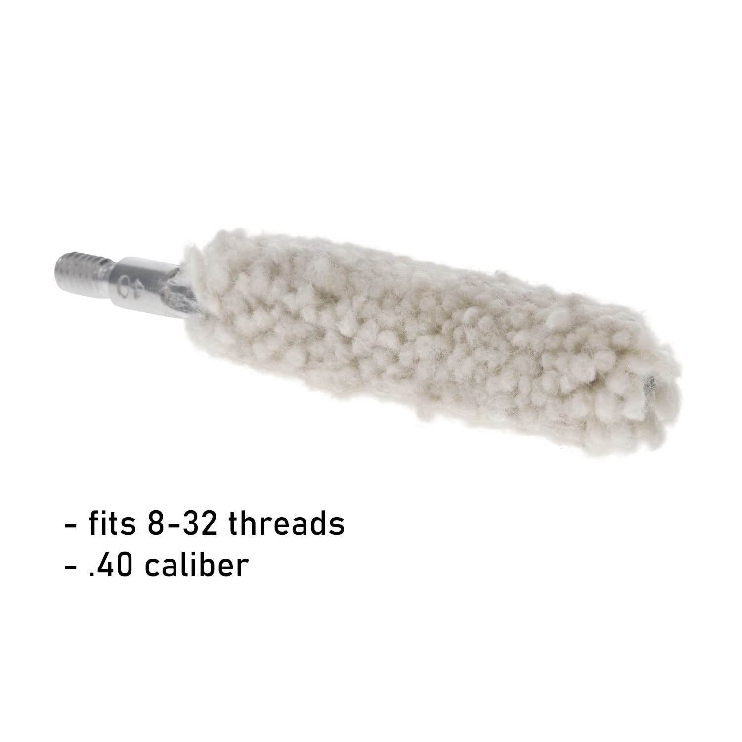 Birchwood Casey Gun Maintenance Durable Versatile Scrubbing Cleaning Cotton Bore Mop | for 40/41 / 10 Mm