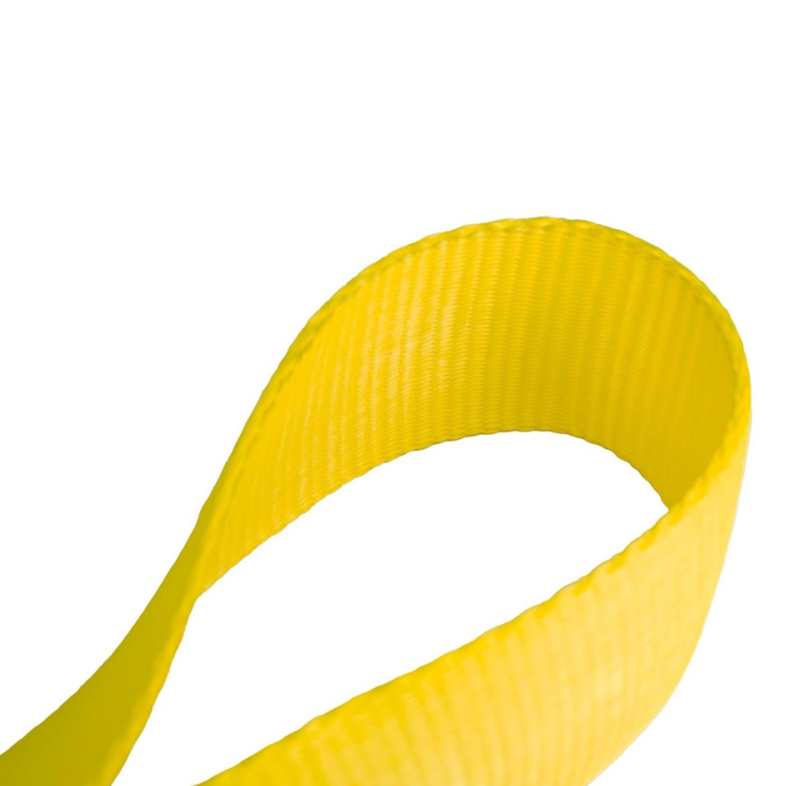 Mile Marker 19330 Recovery Strap Single Yellow 3" x 30′ for Heavy Duty Use | Rated to 30,000 Pound Capacity | User Safety with Built in Blue Lines Ensures