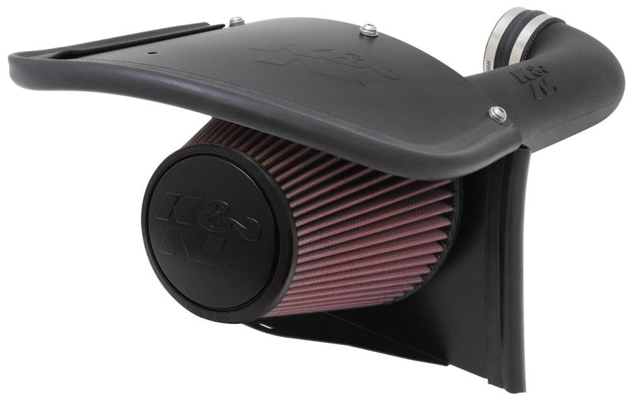 K&N Cold Air Intake System: High-Flow Air Filter, Towing & Increase Performance: Compatible with 2012-2018 JEEP: Wrangler, Wrangler JK, 57-1566