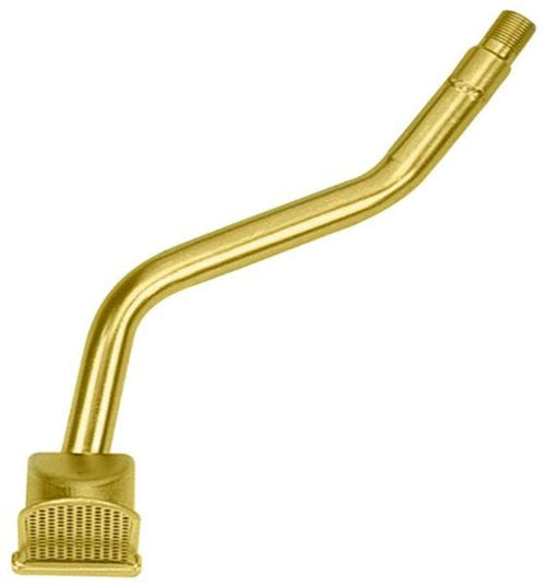 Gold Zinc Plated Milodon Low Profile Oil Pan Pickup for Big Block Mopar