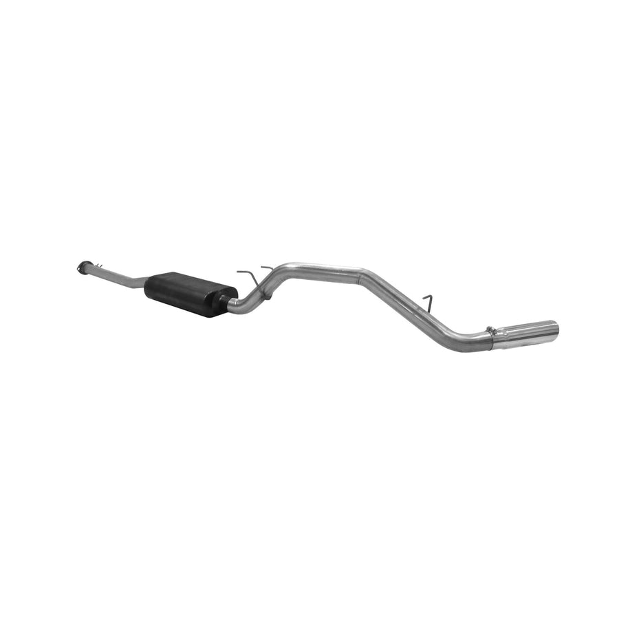 American Thunder Flowmaster 817519 Cat-Back Exhaust Kit 2.5 to 3 Inch 409 Stainless Steel Super 50 Series Muffler 3.5 Inch Tip Side Exit Compatible with 2000-2004 Toyota Tacoma 2.7L 3.4L