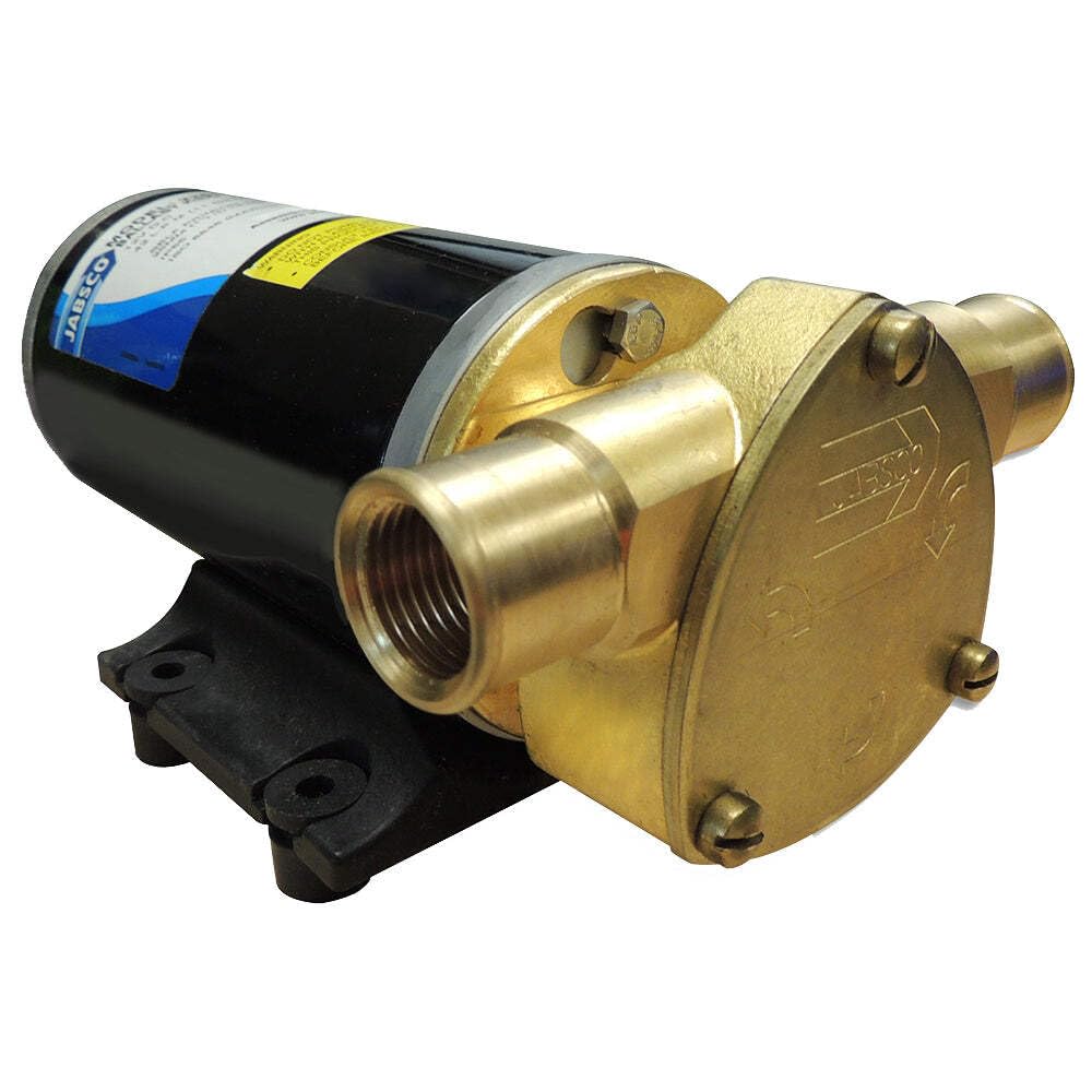 Jabsco Bronze Ballast King DC Pump with Deutsch Connector - No Reversing Switch - 15 GPM