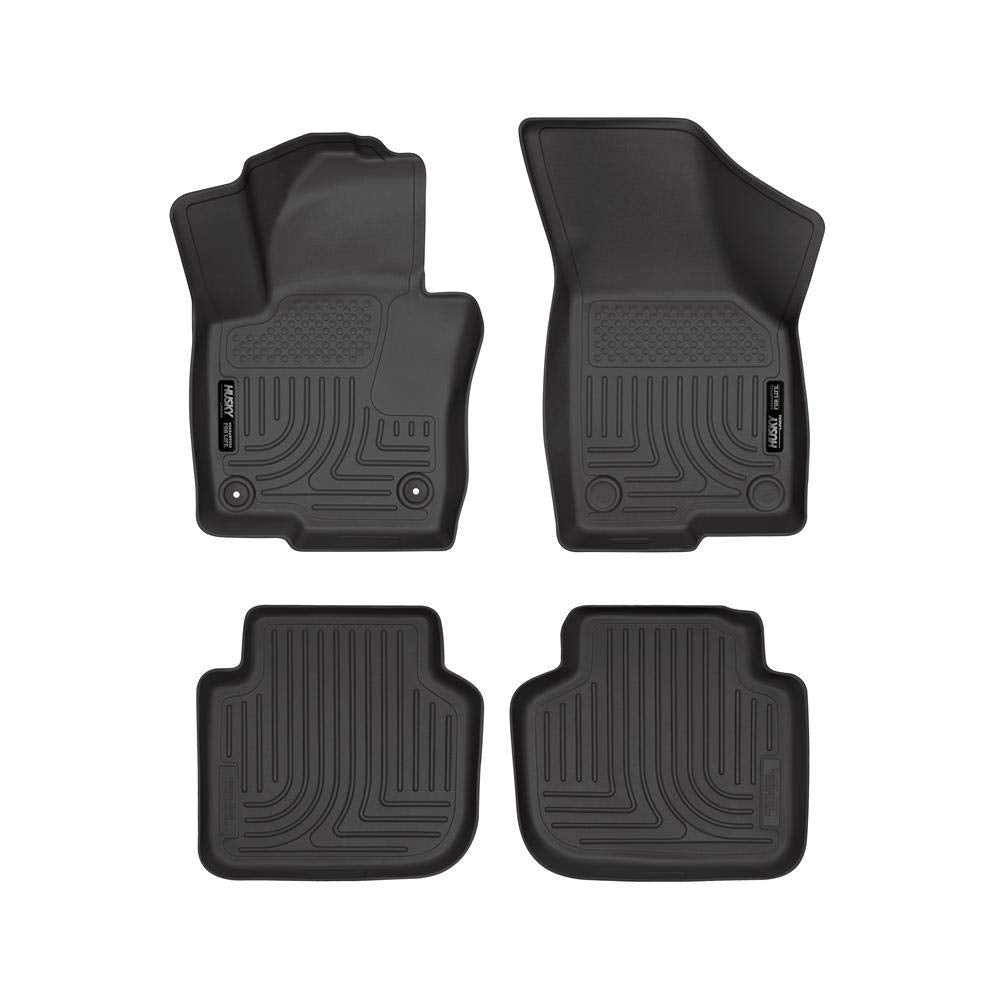 Husky 98681 Floor Liners For Front And 2nd Seat Volkswagen Passat 12-17 & Jetta 18-19