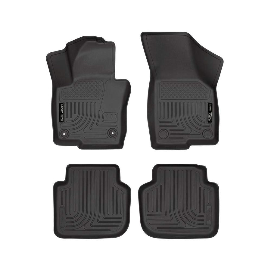 Husky 98681 Floor Liners For Front And 2nd Seat Volkswagen Passat 12-17 & Jetta 18-19