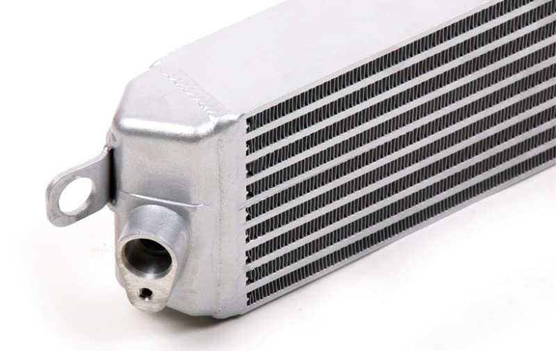 Fluid Cooler CSF, 33.75 x 4.75 x 2.25 in, Plate and Fin Type, OEM Inlet/Outlet, Aluminum, Silver Powder Coat, compatible with BMW M3 2008-13, Each