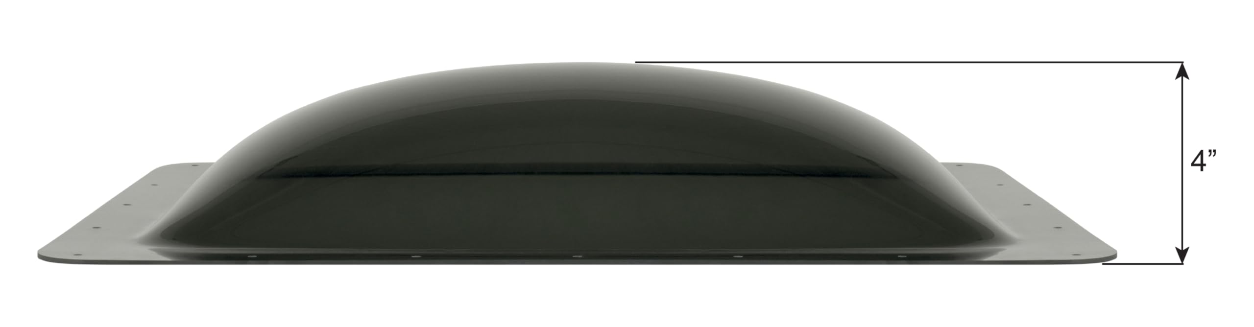 SL1422DS ICON RV Skylight - Dark Smoke, Fits 14"x22" Openings, 16"x26" Overall, Outer Dome Skylight Covering Replacement for RV, Camper, Motorhome, or Trailer, UV Protected & Impact Resistant