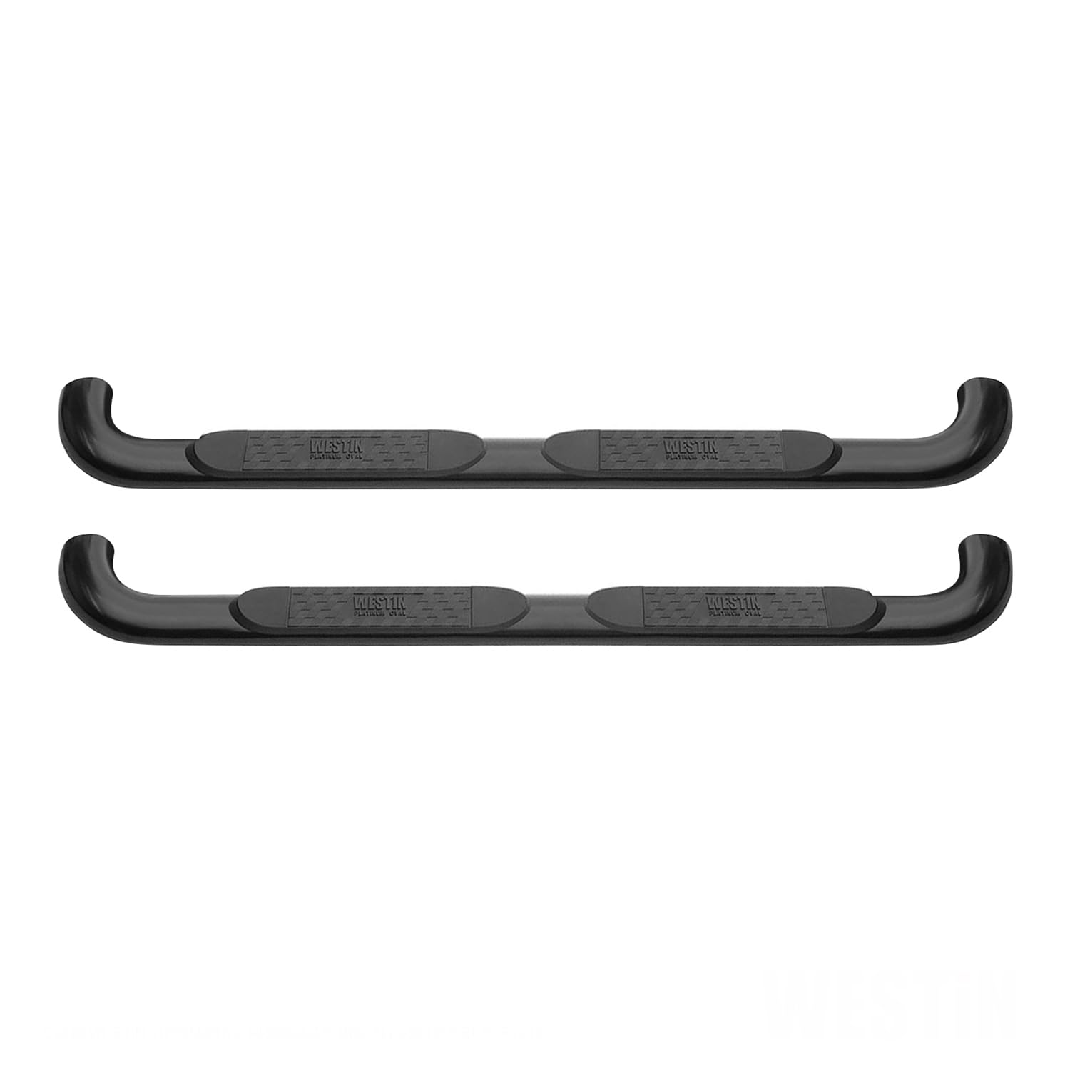 Platinum 4 Oval Nerf Step Bars Westin 21-4085 fits 2019-2023 Ram 1500 Crew Cab (Excl. Ram 1500 Classic) Black 1 Pair