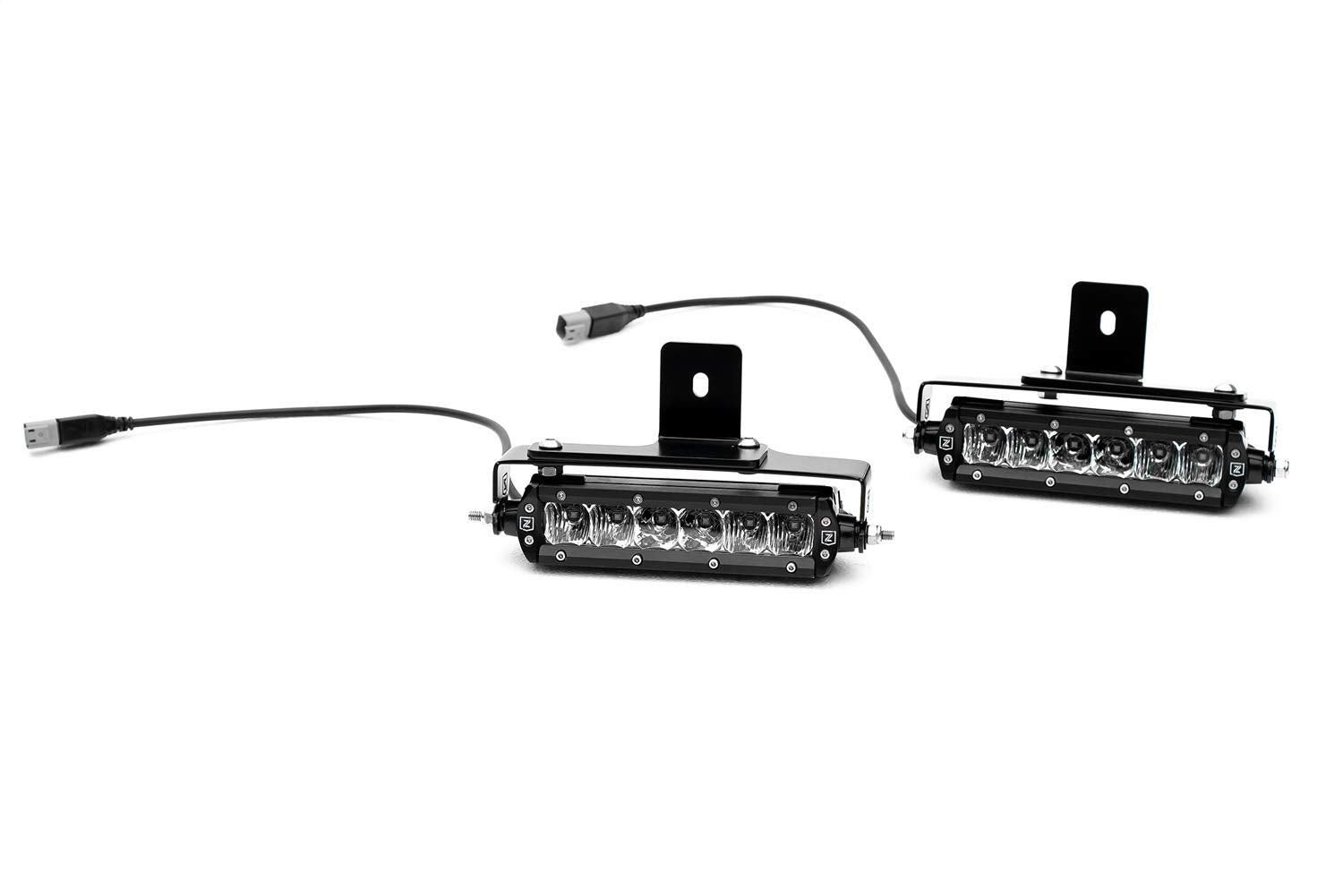 Under Rear Bumper ZROADZ LED Mounting Bracket & Kit - Compatible w/ 2019-2021 Ford Ranger - with (2) 6 Inch ZROADZ LED Lights (Included) with Wiring Harness - PN Z385881-KIT