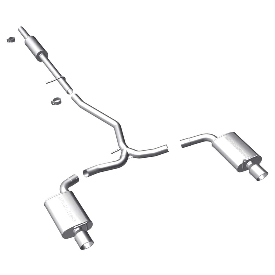 Large MagnaFlow Stainless Steel Performance Exhaust System Kit 15467