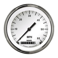LSWH Classic Instruments Low Speed White Hot Series Speedometer