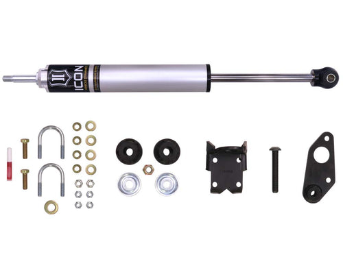 High-Clearance ICON Steering Stabilizer, Compatible with 2007-18 Jeep JK Wrangler, 22018