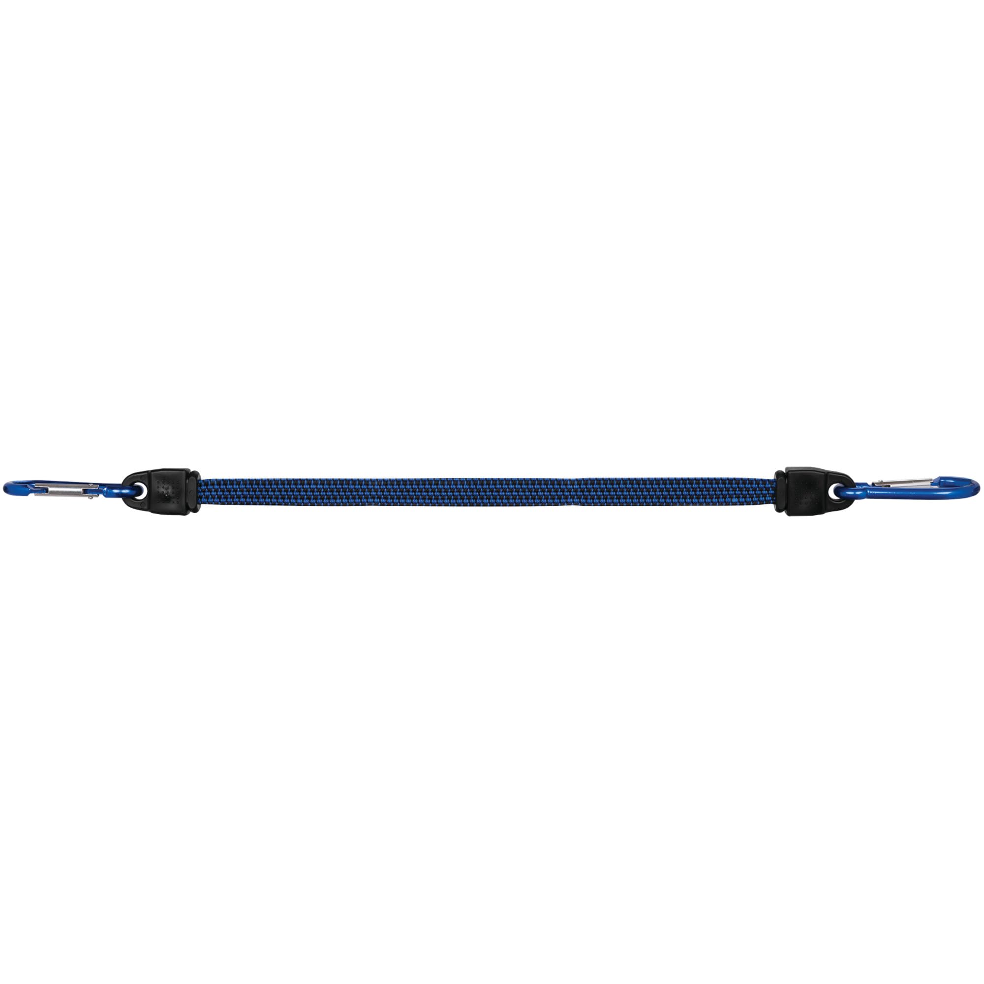 W1451 Performance Tool 12-Inch Flat Bungee w/ Carabiner - Heavy Duty and Secure Strapping for Tarpaulins, Camping Gear, Luggage, and More
