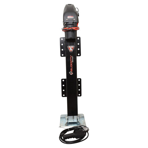 Bulldog Cases Velocity Series Reese 185400 Powered Trailer Jack, Side Mount, 12,000 lbs. Support Capacity, Bolt-On, 24' Travel