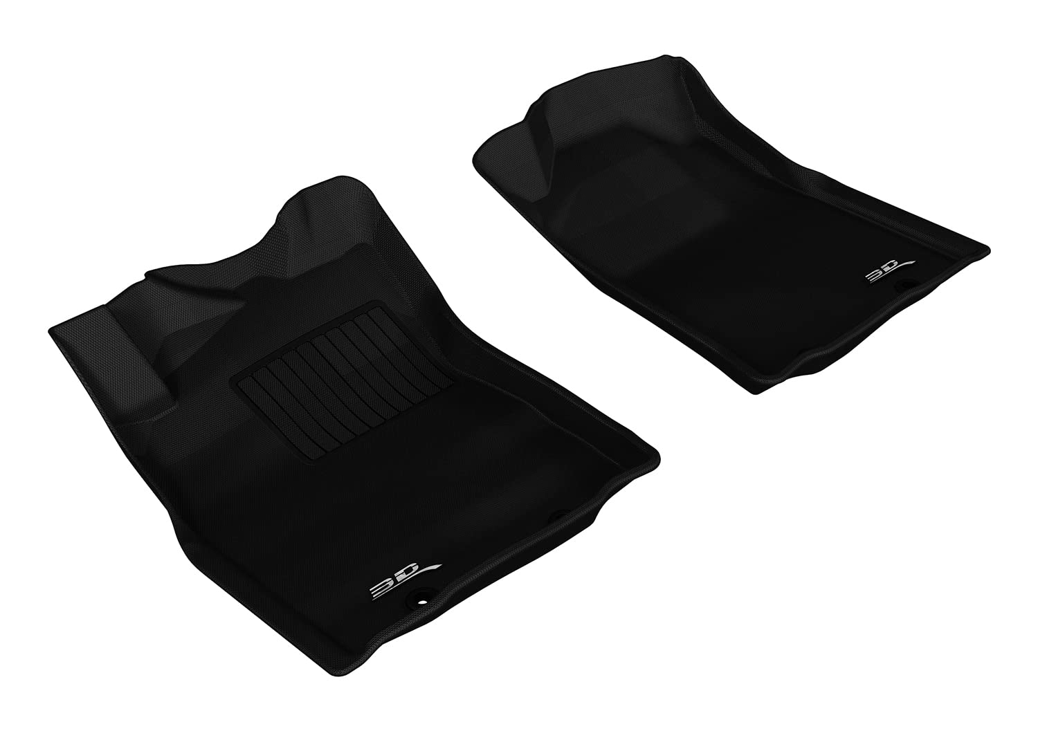 Front Row 3D MAXpider Custom Fit All-Weather Floor Mat for Select Toyota Tacoma Models - Kagu Rubber (Black)