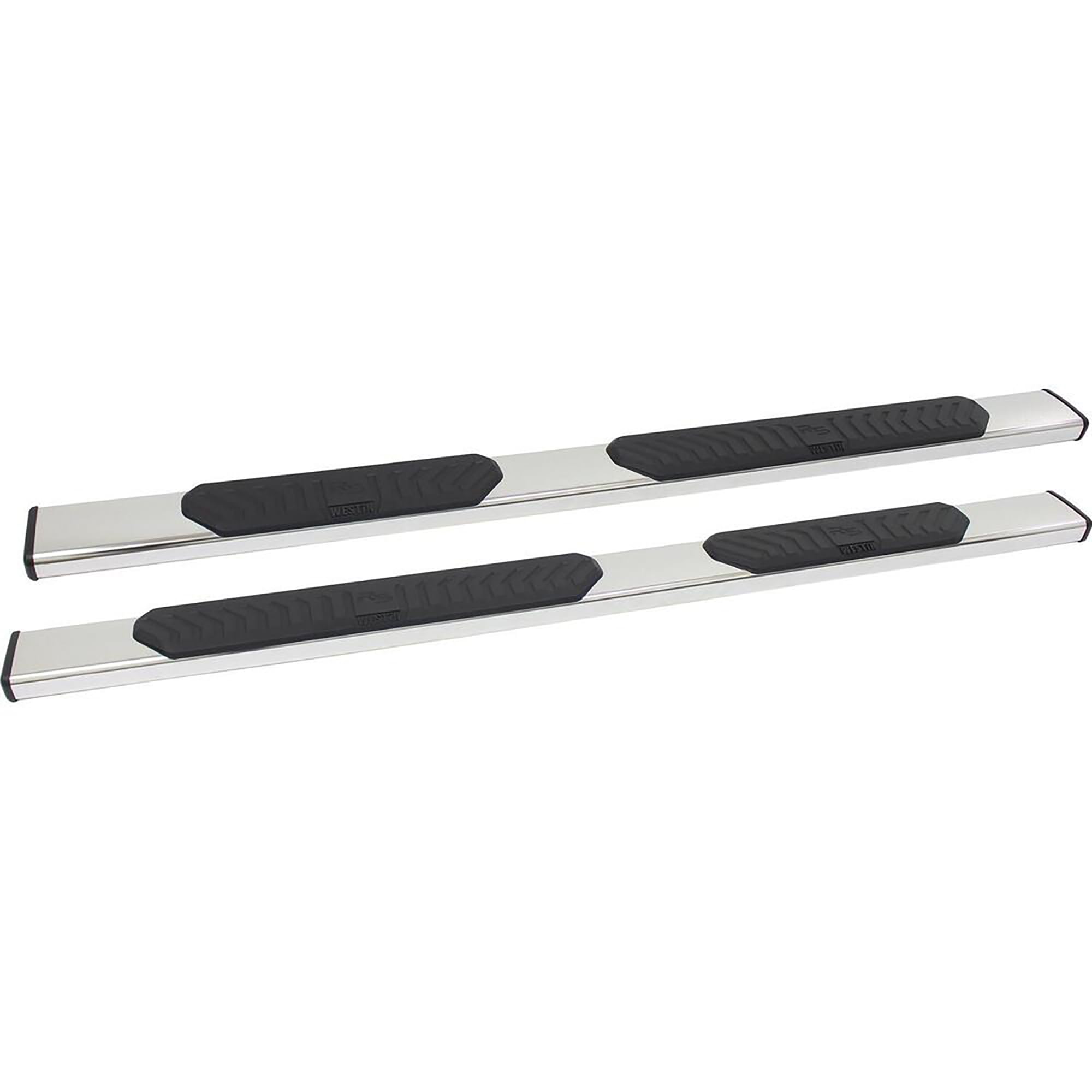 28-51020 Westin R5 Nerf Bars fits 2007-2018 Silverado Sierra 1500 2007-2019 Silverado Sierra 2500 3500 Extended Cab Double Cab (Exc 2007 Classic) Stainless Steel Pair