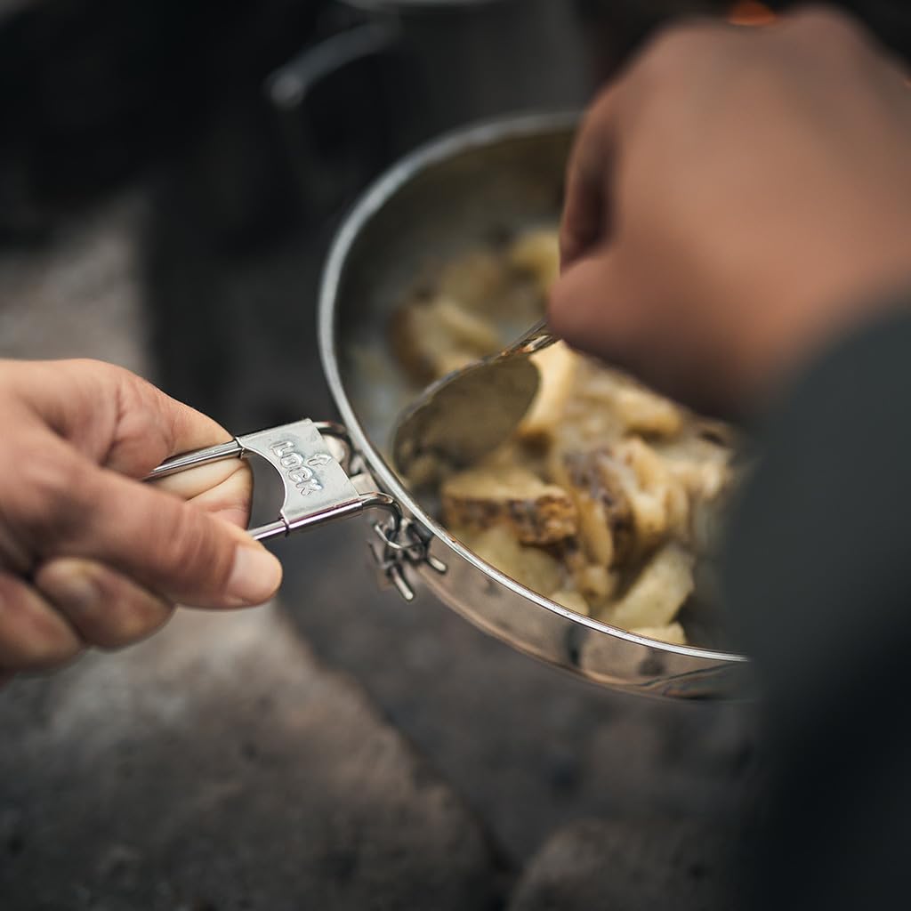 Stainless Steel The Pathfinder School Folding Skillet and Lid (10-Inch)