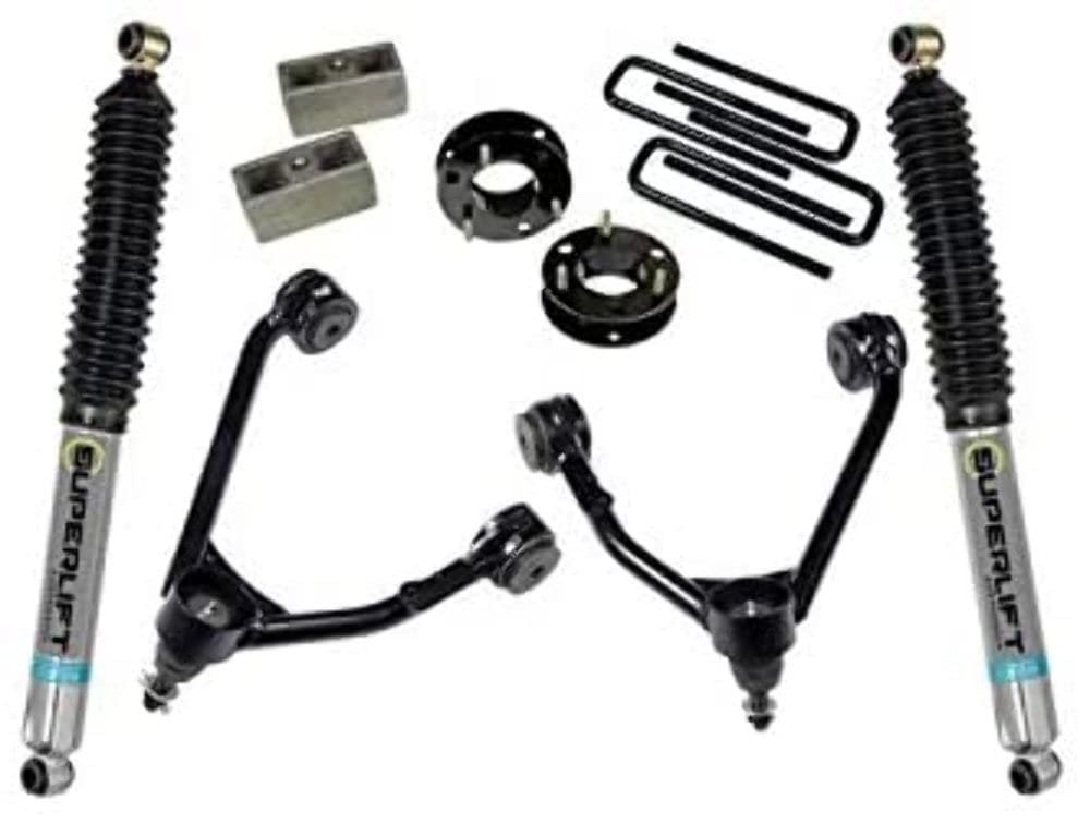 SUPERLIFT SUSPENSION RealTruck 3.5" Lift Kit | Complete Lift Kit with Rear Bilstein 5100 Series Shocks & Upper Control Arms | 3800B | Fits 2014-2019 Chevrolet Silverado/GMC Sierra 1500 2WD Legacy