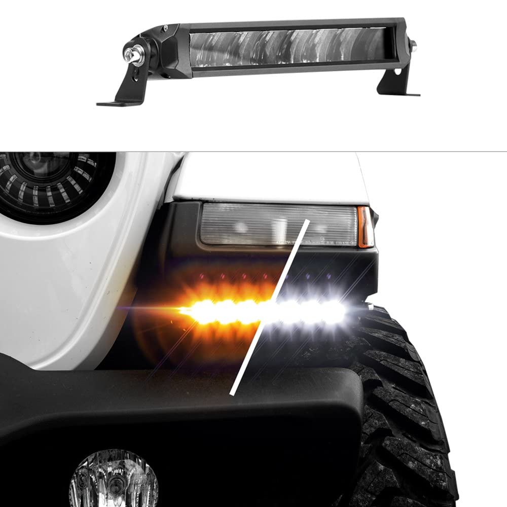 XKGLOW 10in 2nd Gen Razor Light Fog Strobe Combo…