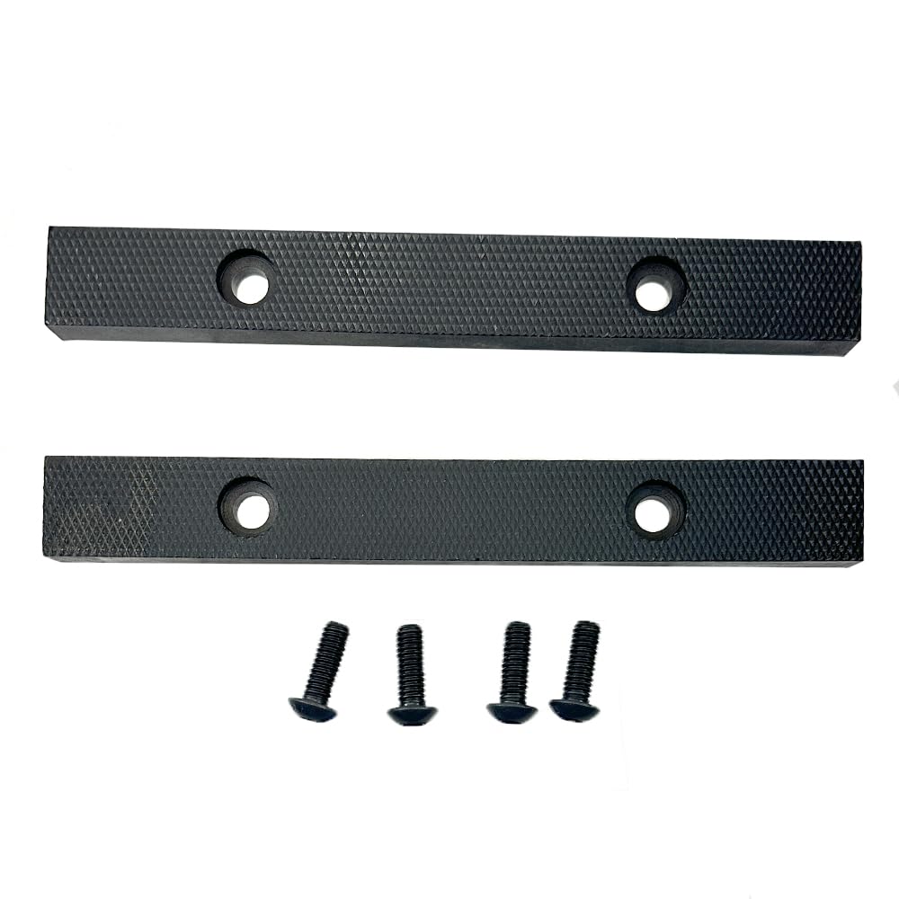 Set of Jet Tools Serrated Jaw Inserts w/ 4 Screws, 1780/80A, Boxed (2908100P)