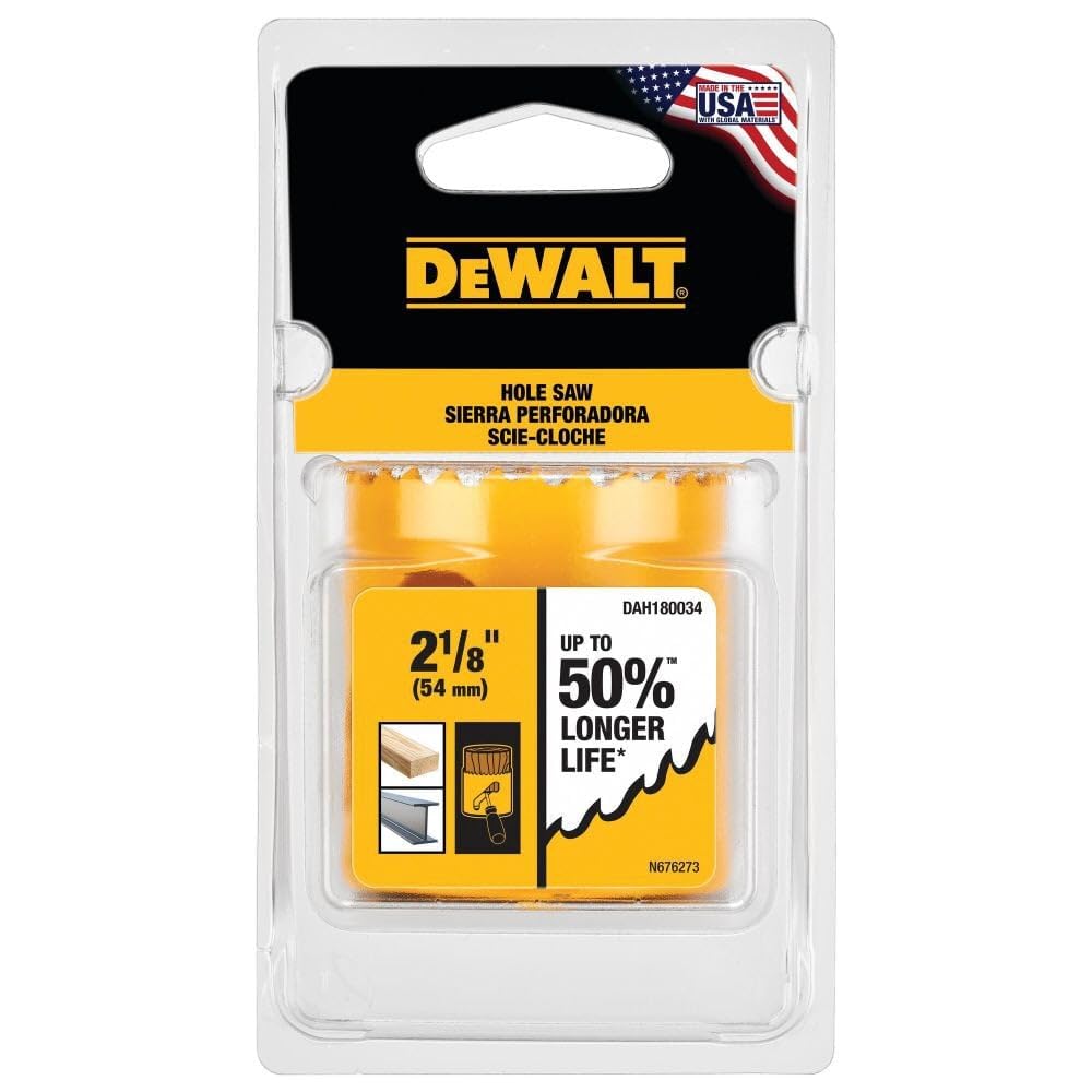 2-1/8 (54MM) DEWALT DAH180034 Hole Saw