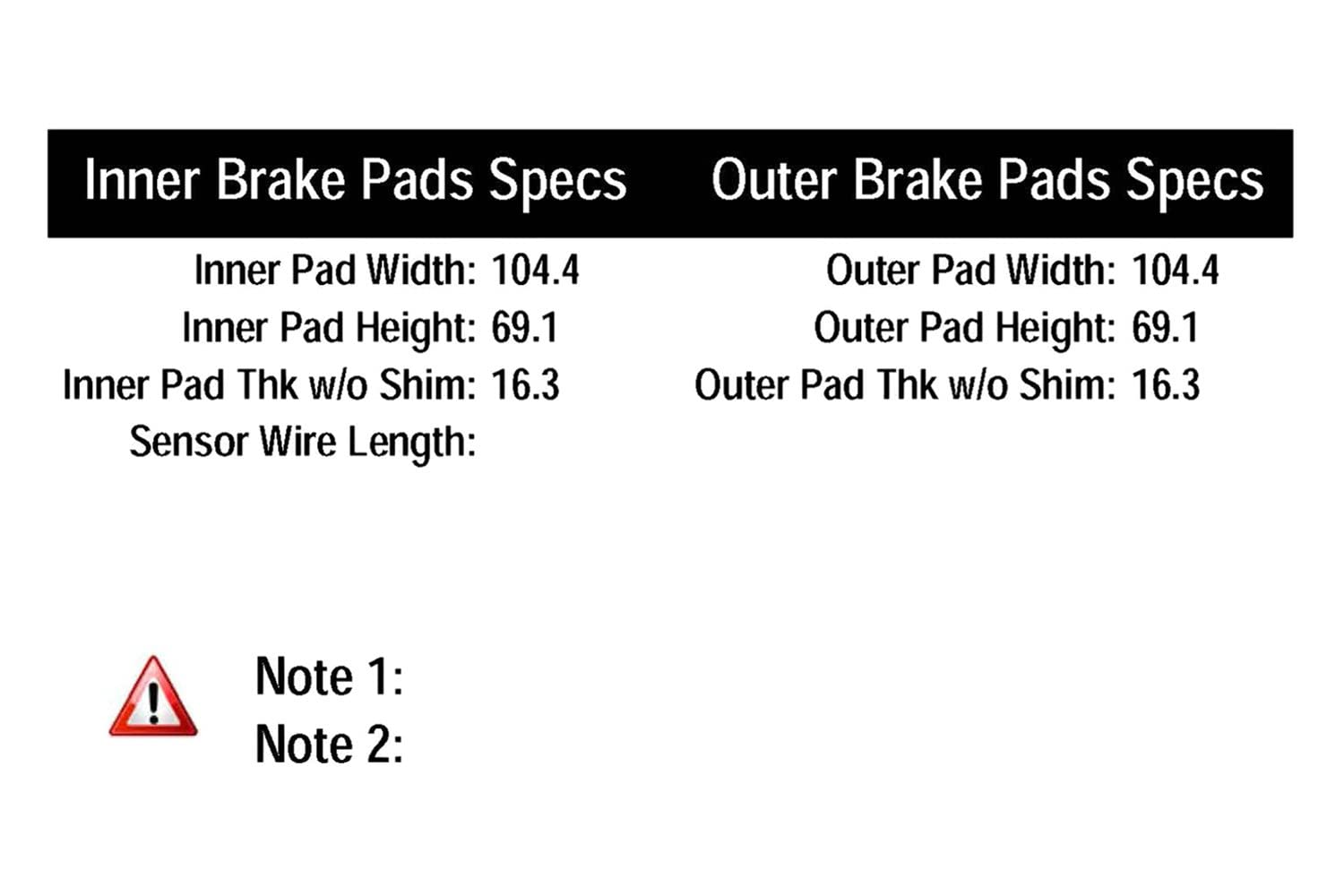 105.19760 Centric Parts PosiQuiet Ceramic Pads