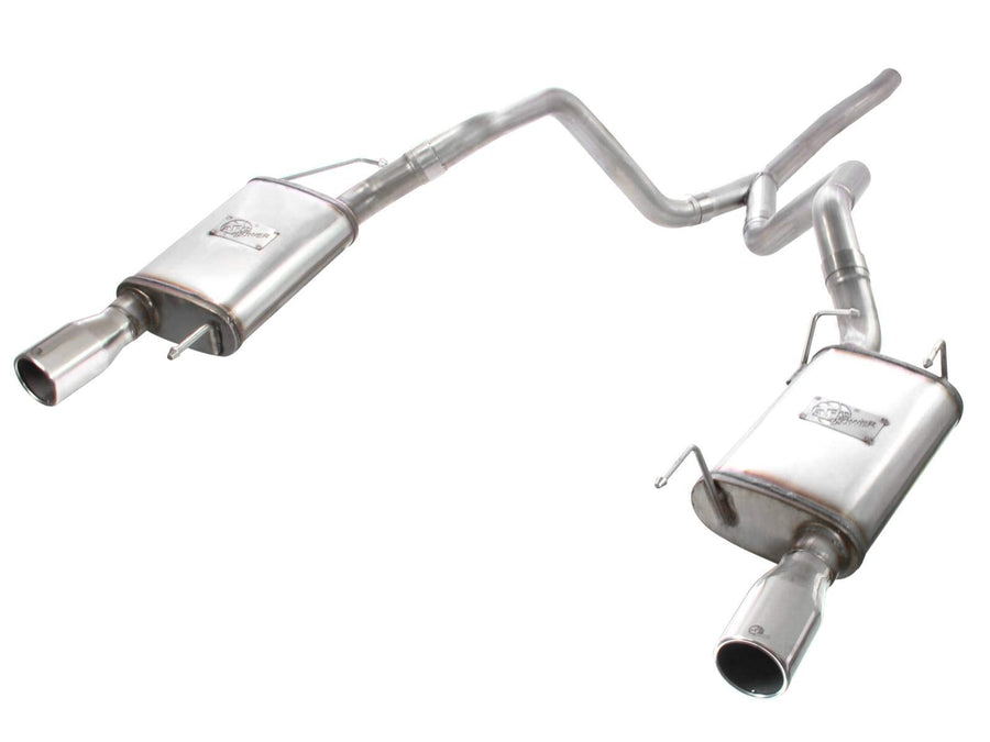 MACH Force XP aFe Dual Cat-Back Exhaust System for Ford Mustang V6 4.0L Engine