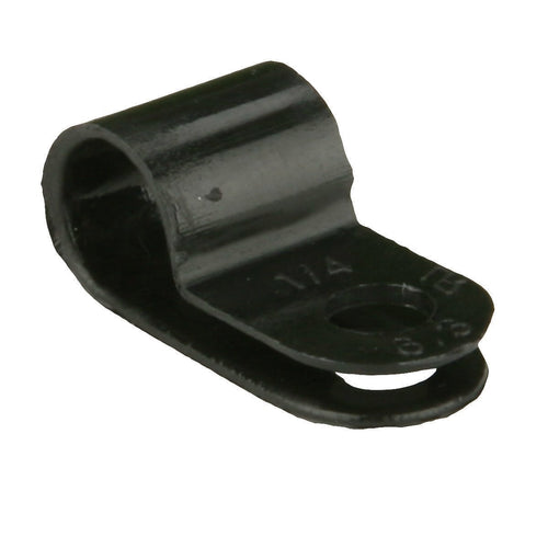 BCC38 Install Bay 3/8-Inch Cable Clamp, Black (100-Pack)