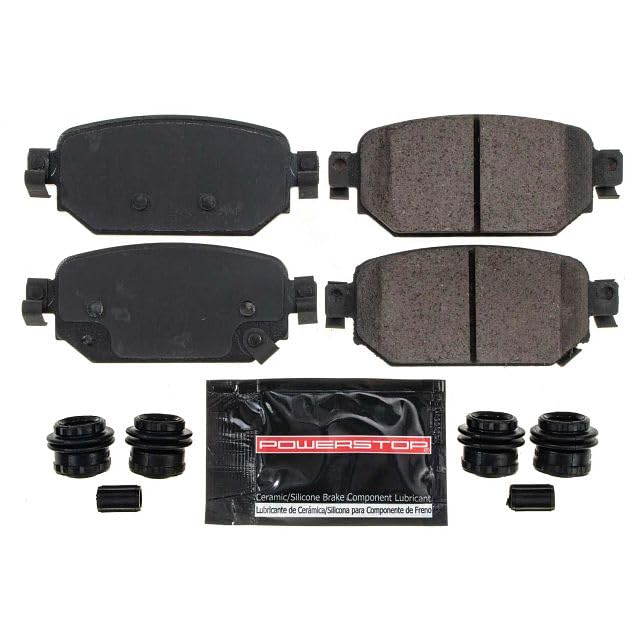 Power Stop Z23-2042 Z23 Evolution Sport Carbon Fiber Infused Ceramic Brake Pads with Hardware Rear
