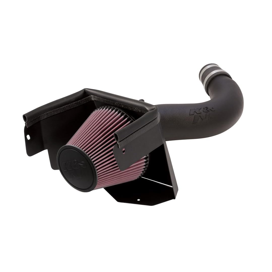 Cold Air Intake System K&N: High-Flow Air Filter, Increase Performance & Towing: Compatible with 2007-20011 JEEP: Wrangler, Wrangler III, 57-1553