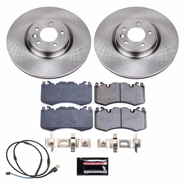 Power Stop KOE6660 Front Replacement Brake Kit-OE Brake Rotors & Ceramic Brake Pads For Land Rover Range Rover Sport 2010-2013 [Model Specific]