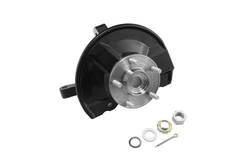 18007.08 | Omix Steering Knuckle with Wheel Hub and Backing Plate for Drivers Side | OE Reference: 68088499AD | Fits 2007-2017 Jeep Compass/Patriot