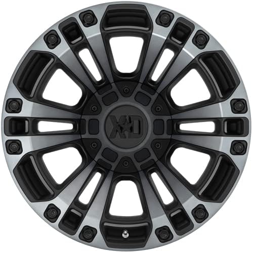 XD851 WHEELS BY KMC XD SERIES 20x9 5x127.00/5x139.70 SATIN BLACK W/GRAY TINT (18 mm) Wheel Rim
