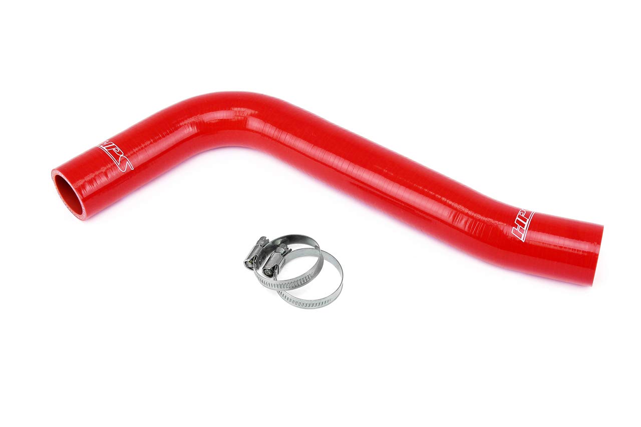 HPS Performance Upper Radiator Coolant Hose Kit Red Compatible for 2012-2015 Toyota Tacoma Supercharged 2003-2009 4Runner 2005-2015 Tacoma 2007-2014 FJ Cruiser V6 4.0L, 57-1215U-RED