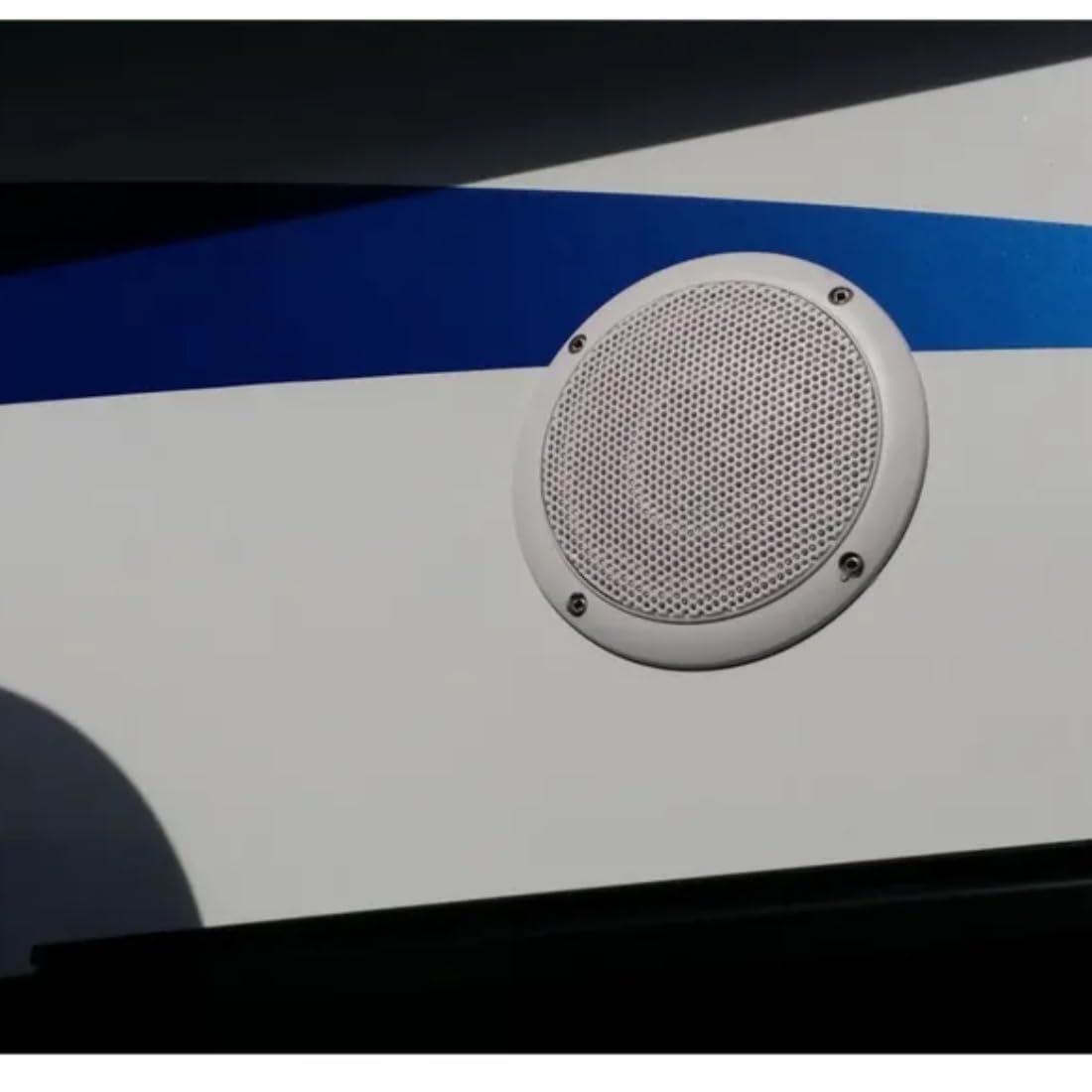 RV610-4W PQN Audio, 6 inch Dual Cone Waterproof Marine Speaker for Boat, RV, Camper and Golf Cart