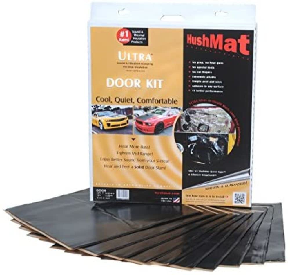 Sound and Thermal Insulation Kit HushMat 599003 (2015 Sprinter 2500 Cabin Doors)